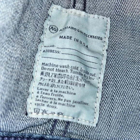 AG Adriano Goldschmied Blue Jean Jacket - Picture 3 of 8